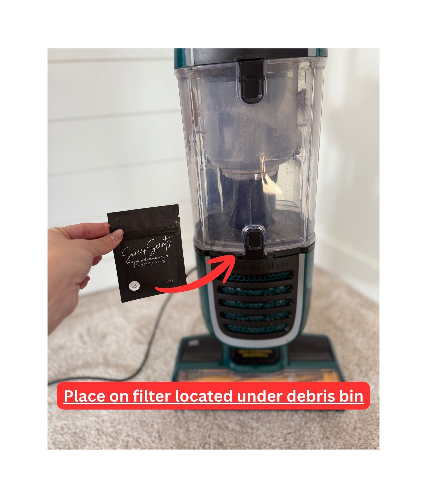 SweepScents Vacuum Filter Fragrance Pads